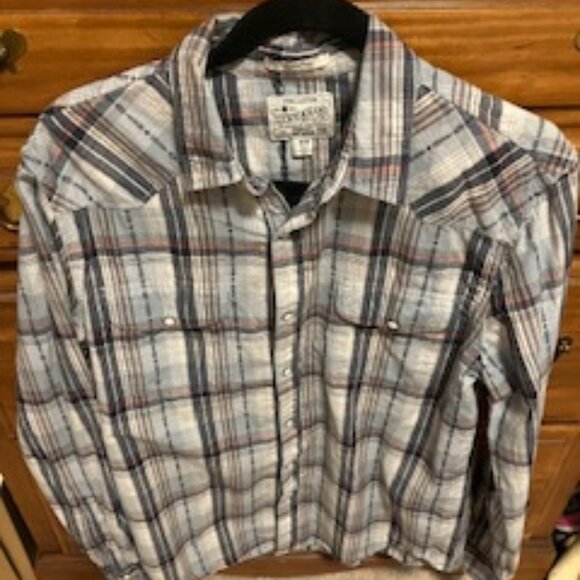 Lucky Brand Western Snap L/S Shirt  Size M  Classic Fit - Picture 1 of 8
